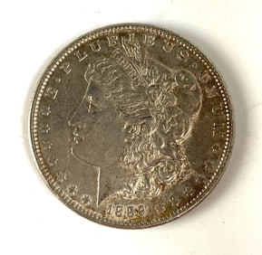 1889 US $1 Morgan Silver Dollar