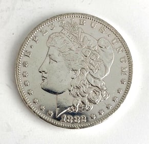 1882 O US $1 Morgan Silver Dollar