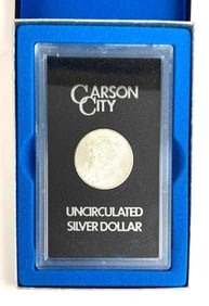 1884 US Mint Uncirculated Carson City Morgan Silver Dollar