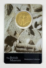 2020 Solomon Islands $25 Corinthian 1/4 oz 999.9 Gold Coin