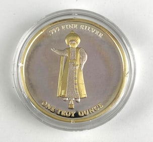 1993 Kodak Albuquerque International Balloon Fiesta 1 oz .999 Fine Silver Commemorative Round