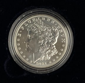 2021 Denver US $1 Morgan Silver Dollar
