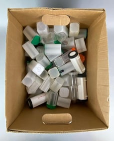 Group of Assort Empty Coin Tubes