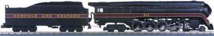 MTH O Scale N and W Steam Locomotive and Tender