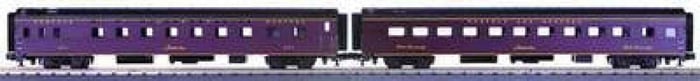 MTH O Scale N and F Sleeper/Diner Passenger Car Set
