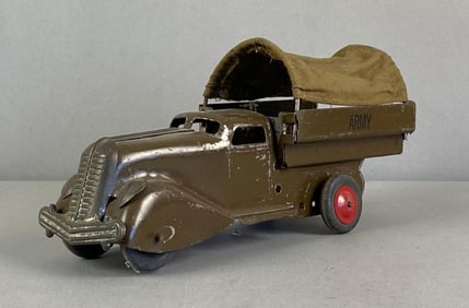 Vintage Marx Pressed Steel Army Logistics Truck