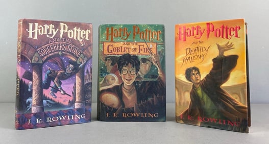 Group of 3 Scholastic Harry Potter Books