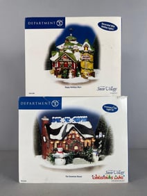 Group of 2 Department 56 Snow Village Buildings