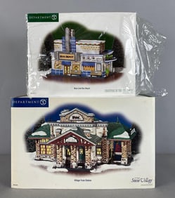 Group of 2 Department 56 Snow Village Buildings
