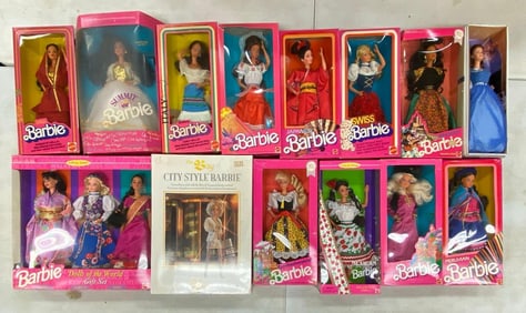 Group of Assorted Mattel Barbie Fashion Dolls