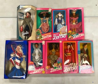 Group of Assorted Mattel Barbie Fashion Dolls