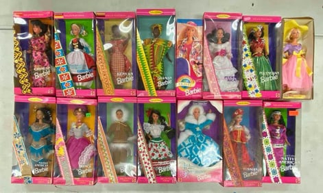 Group of Assorted Mattel Barbie Fashion Dolls