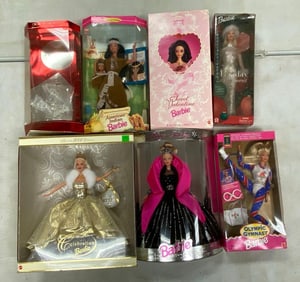 Group of Assorted Mattel Barbie Fashion Dolls