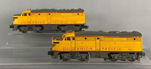 Lionel O Scale No. 2023 Union Pacific AA Alco Diesel Locomotives with Original Box