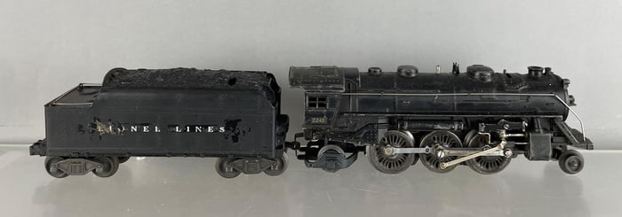 Lionel O27 Scale #224E Prairie 2-6-2 Steam Engine with Tender