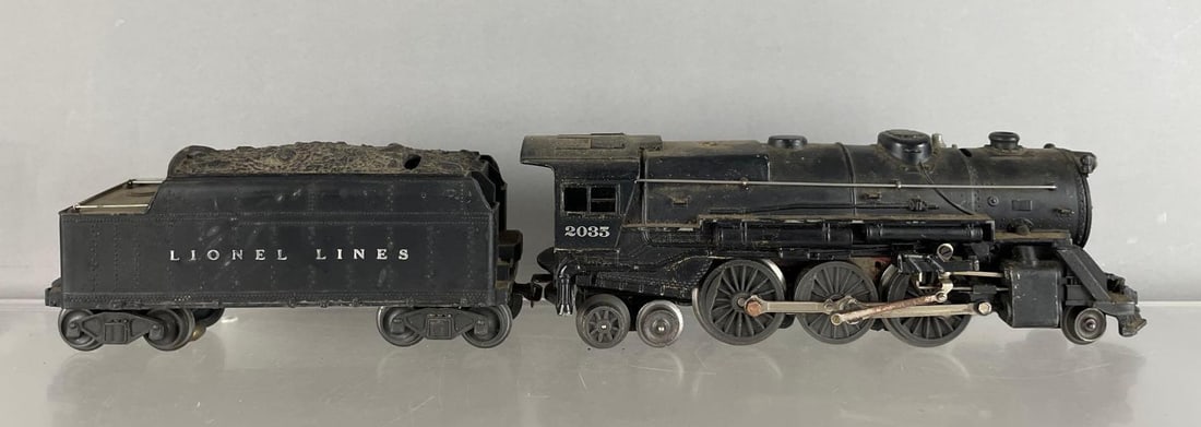 Lionel O27 Scale #2035 2-6-4 Steam Engine with Tender: Untested, 18" long