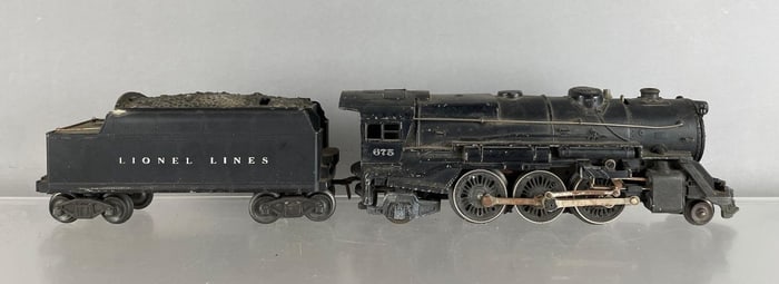Lionel O Scale #675 2-6-2 Steam Engine with Tender