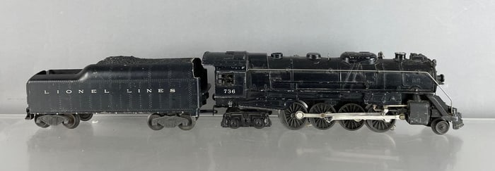 Lionel O Scale #736 Berkshire 2-8-4 Steam Engine with Tender