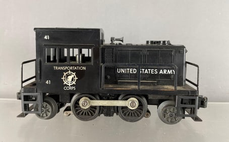Lionel O Scale #41 U.S. Army Transportation Corps Switcher Locomotive