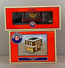 Group of 2 Lionel O Scale Hard Rock Cafe Items