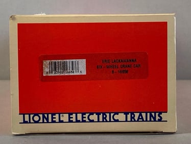 Lionel O Scale Erie Lackawanna 6 Wheel Crane Car