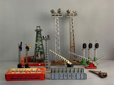 Group of Model Train Accessories and More