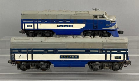 Lionel O Scale Wabash Diesel Locomotive and Tender