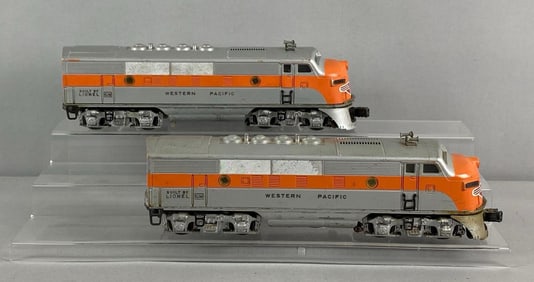 Group of 2 Lionel O Scale WP #2345 Diesel Locomotives