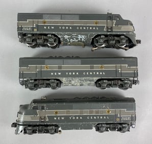 Group of Lionel O Scale NYC Locomotives and Tender
