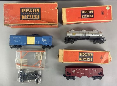 Group of Lionel O Scale Model Train Cars and More