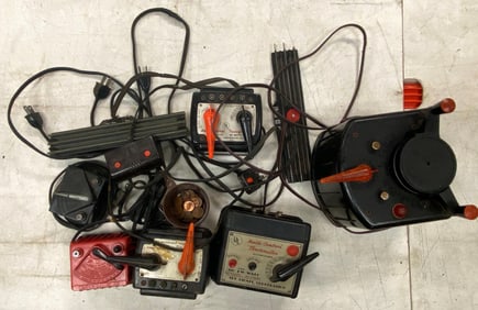 Group of Model Train Controllers and More
