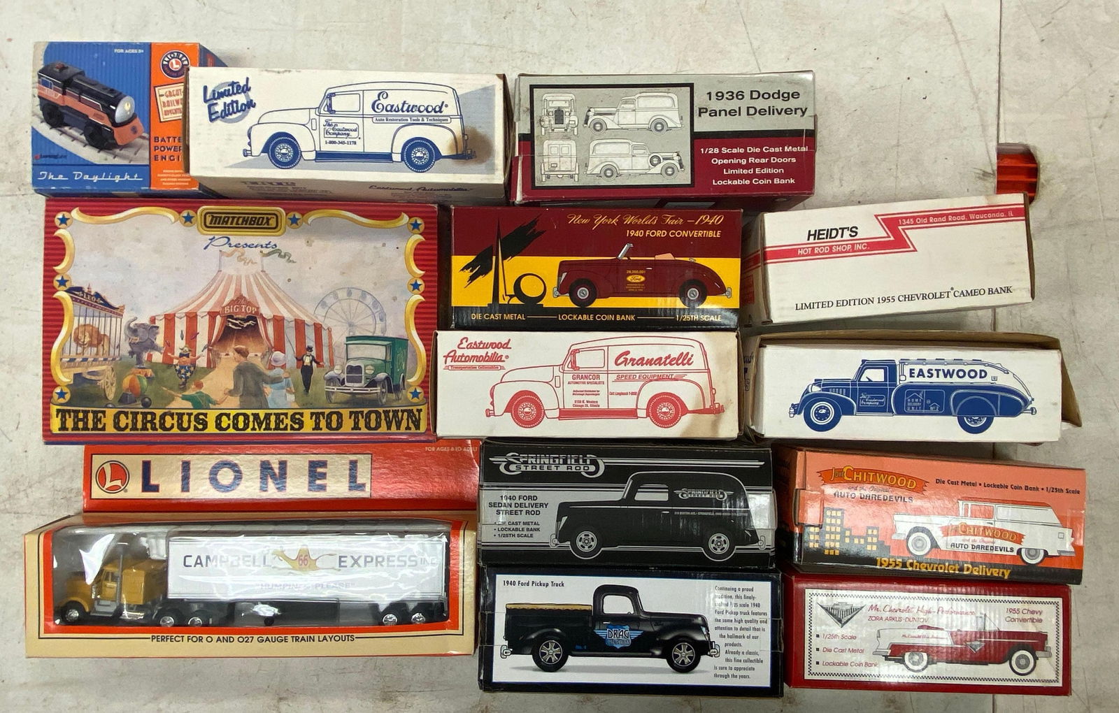 Group of Die-Cast Vehicles Coin Banks and More (1 of 3)