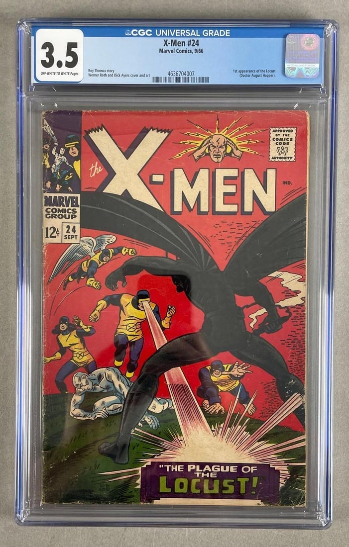 CGC Graded Marvel Comics X-Men No. 24 (1 of 3)