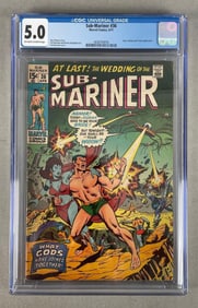 CGC Graded Marvel Comics Sub-Mariner No. 36