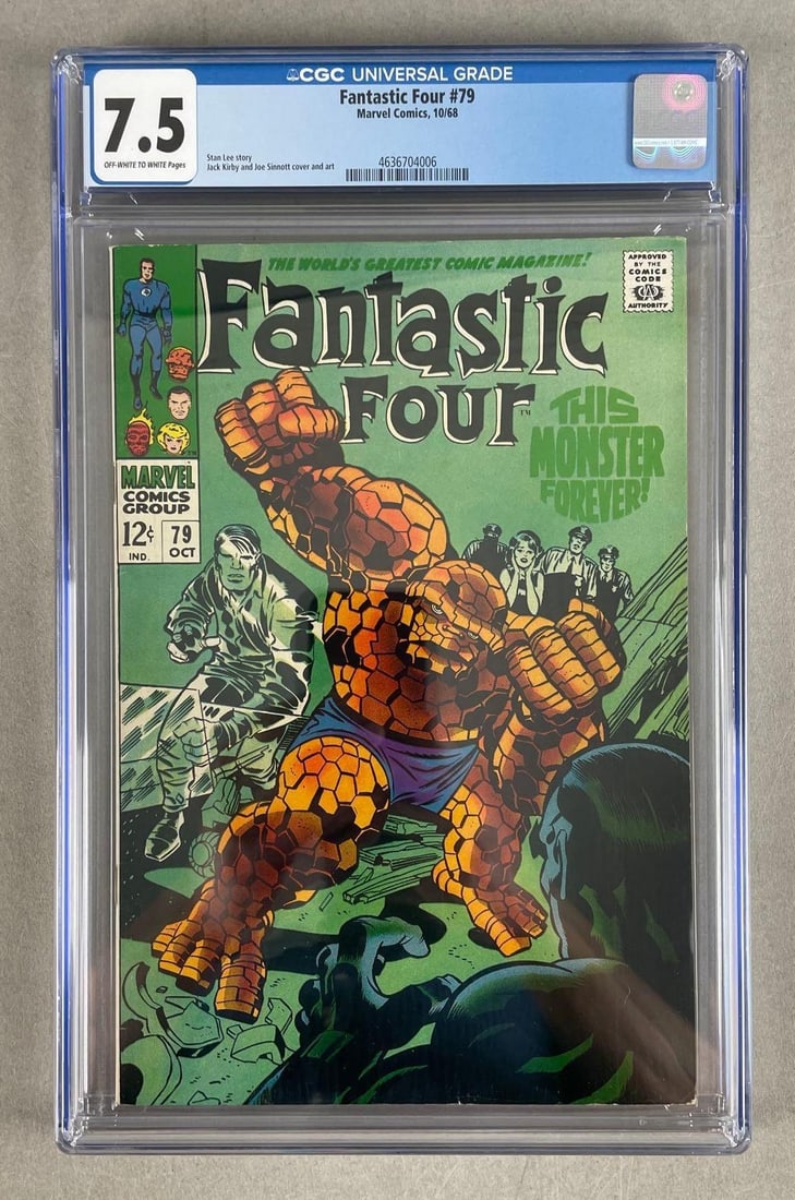 CGC Graded Marvel Comics Fantastic Four No. 79 (1 of 3)