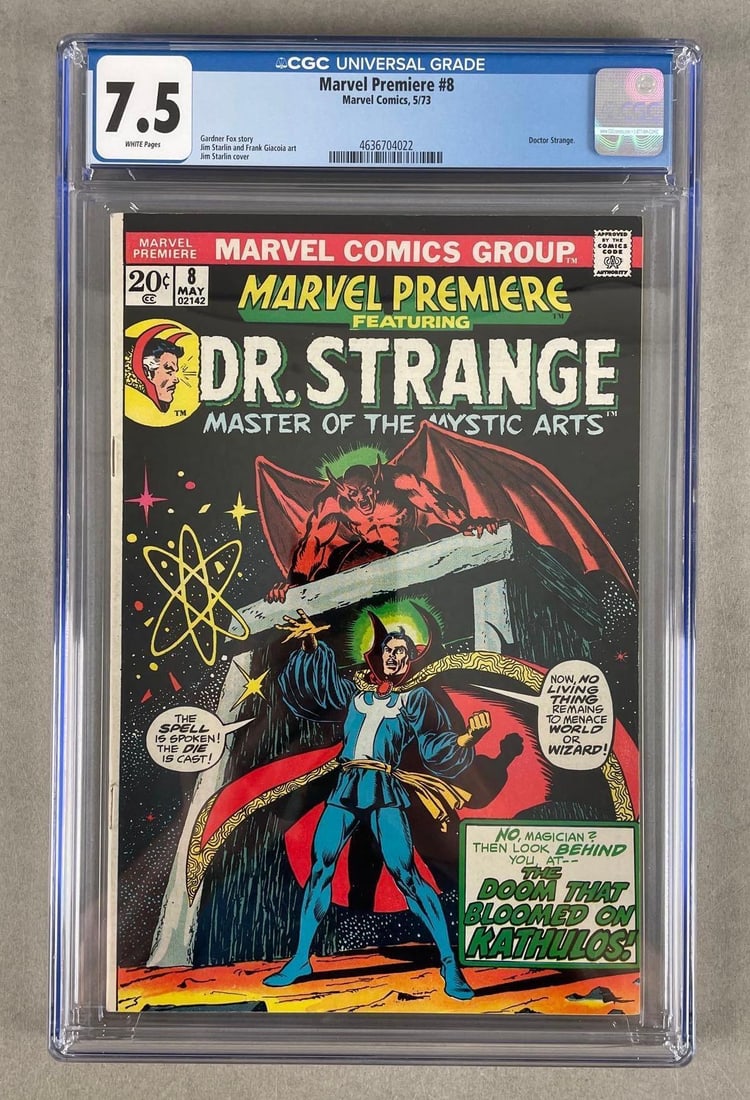 CGC Graded Marvel Comics Marvel Premiere No. 8 (1 of 3)