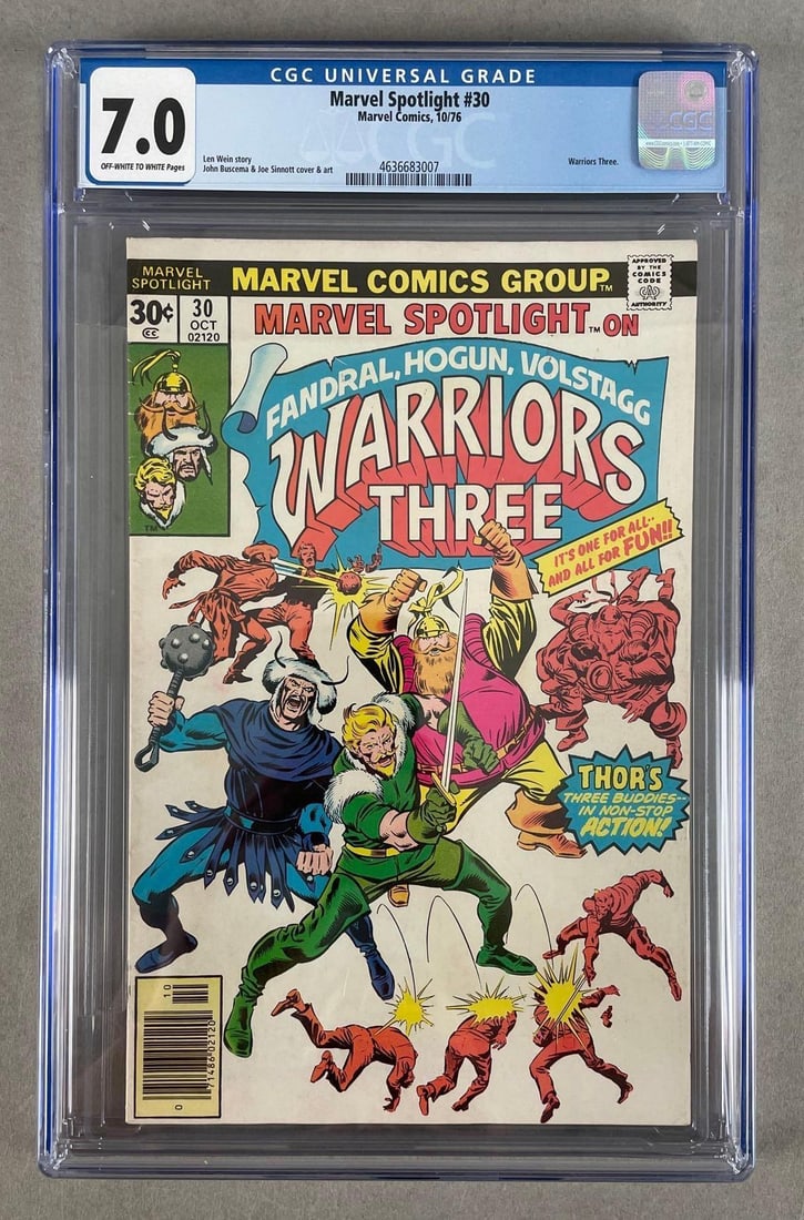 CGC Graded Marvel Comics Marvel Spotlight No. 30 (1 of 3)