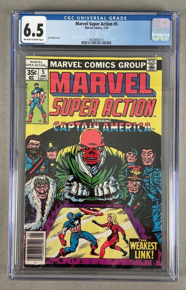 CGC Graded Marvel Comics Marvel Super Action No. 5 (1 of 3)