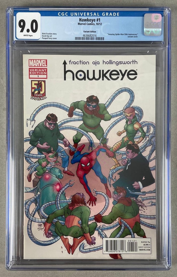 CGC Graded Marvel Comics Hawkeye No. 1 (1 of 3)
