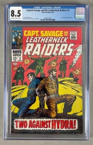 CGC Graded Marvel Comics Captain Savage and his Leatherneck Raiders No. 3