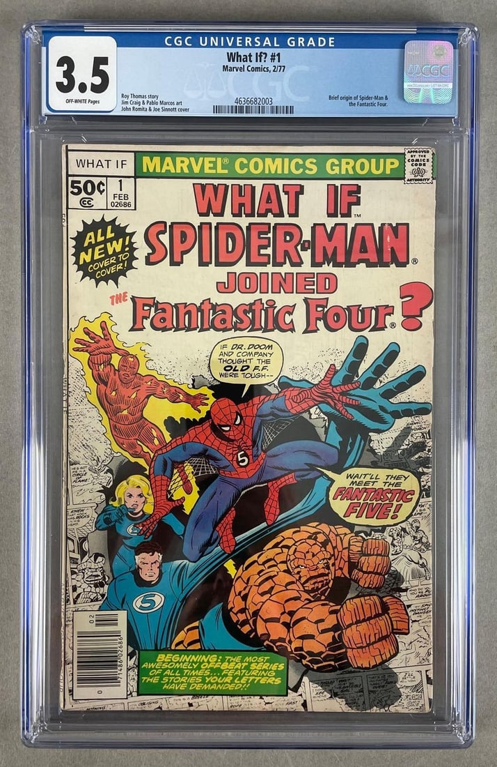 CGC Graded Marvel Comics What If? No. 1 (1 of 3)