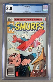 CGC Graded Marvel Comics Smurfs No. 1