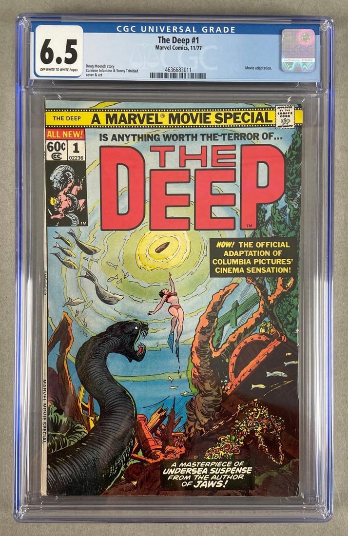 CGC Graded Marvel Comics The Deep No. 1 (1 of 3)