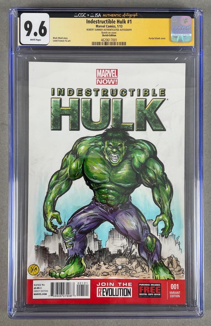 CGC Graded Marvel Comics Indestructible Hulk No. 1 (1 of 3)