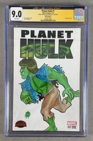 CGC Graded Marvel Comics Signed Planet Hulk No. 1
