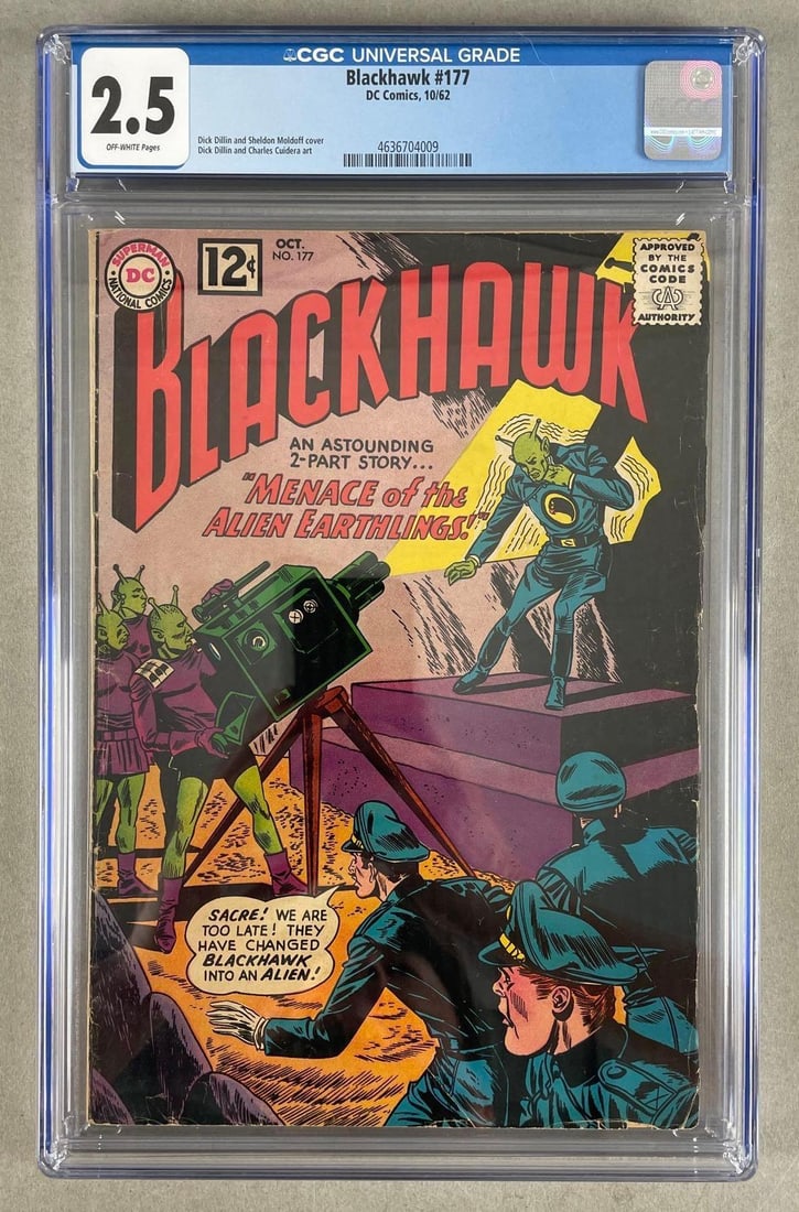 CGC Graded DC Comics Blackhawk No. 177 (1 of 3)