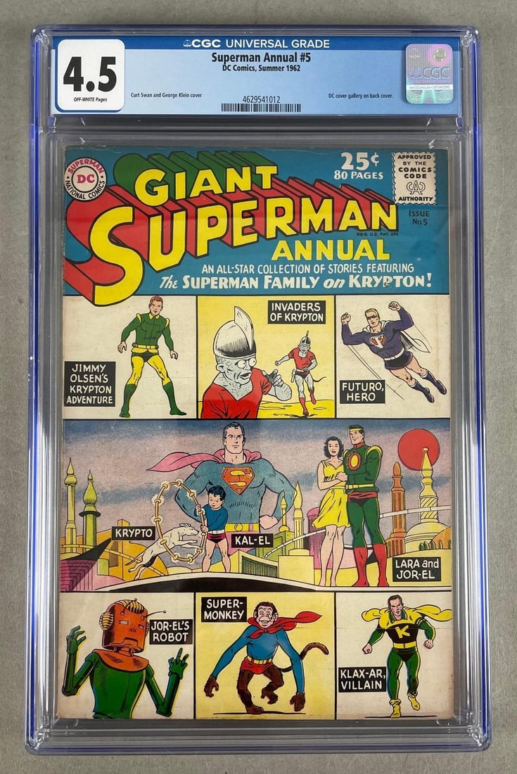 CGC Graded DC Comics Superman Annual No. 5 (1 of 3)