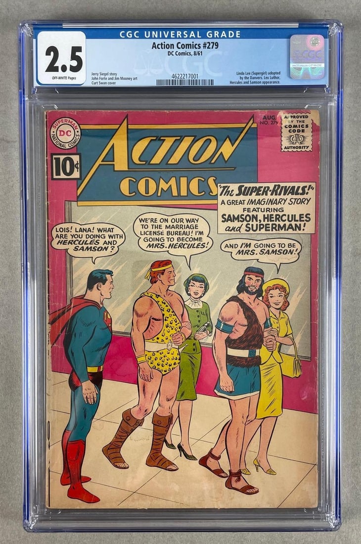 CGC Graded DC Comics Action Comics No. 279 (1 of 3)