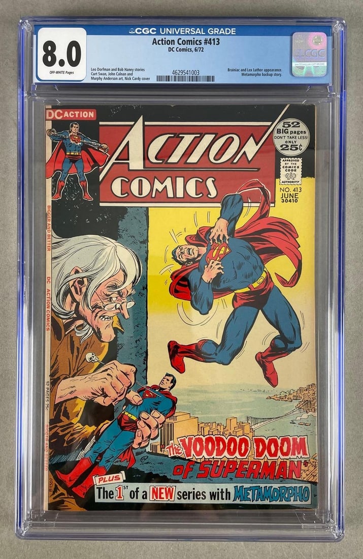 CGC Graded DC Comics Action Comics No. 413 (1 of 3)