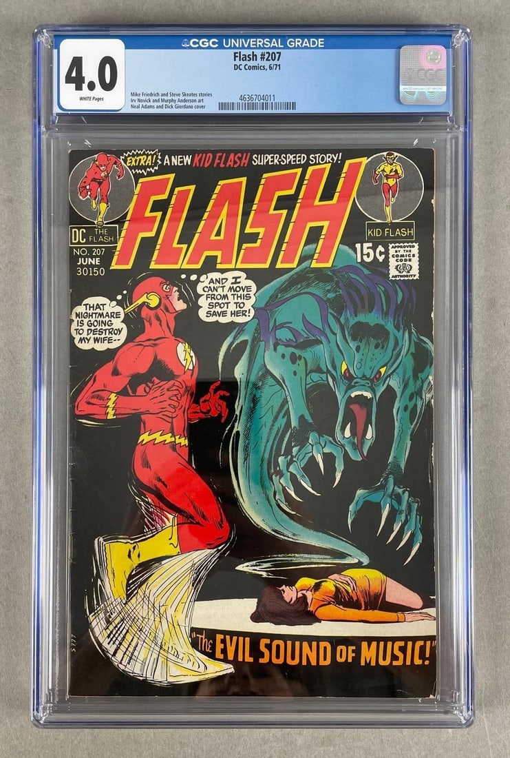 CGC Graded DC Comics Flash No. 207 (1 of 3)